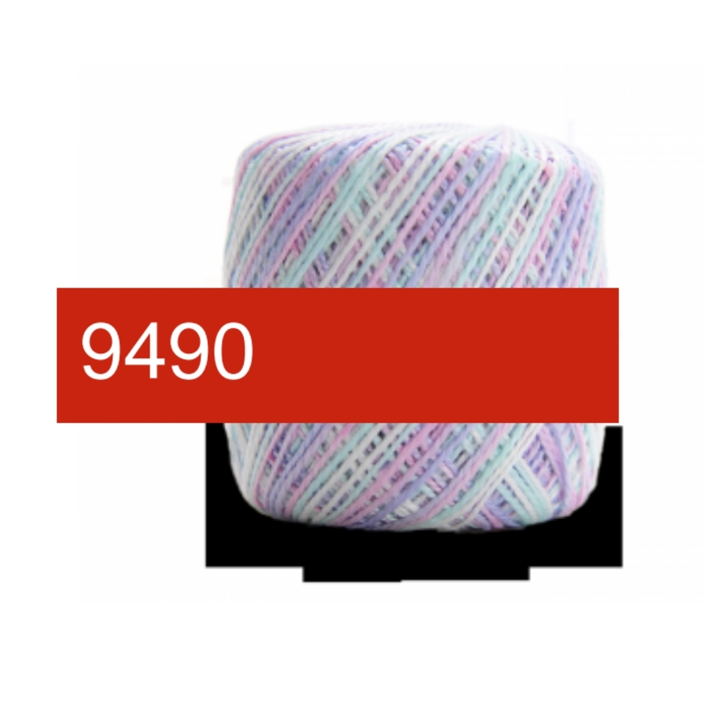 5/$15 Circulo Rubi Brilhante Variegated Pastel 9490 40m 5g Mercerized Cotton